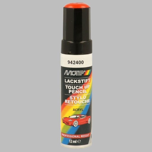 Lackstift Autolackreparatur Autofarbe Kompakt 942400 orange gl&auml;nzend 12 ml MOTIP