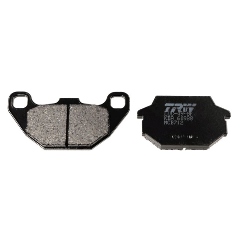 TRW Bremsbelagsatz, Scheibenbremse Organic Allround MCB712