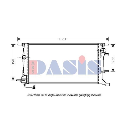 AKS DASIS K&uuml;hler, Motork&uuml;hlung 180065N