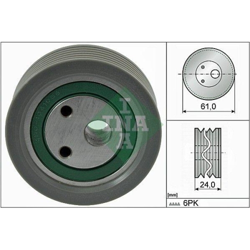 Schaeffler INA Spannrolle, Keilrippenriemen 531 0910 10