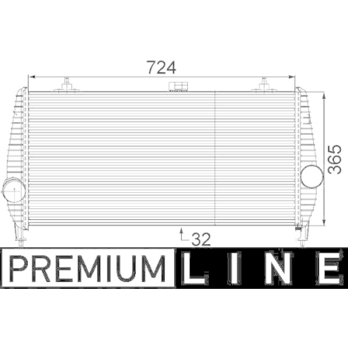 MAHLE Ladeluftk&uuml;hler BEHR *** PREMIUM LINE *** CI 173 000P