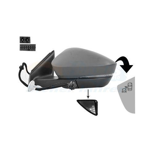 VAN WEZEL Au&szlig;enspiegel * HAGUS * 7644827