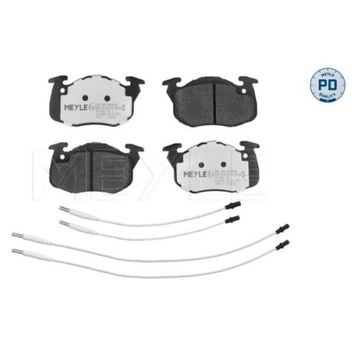 MEYLE Bremsbelagsatz, Scheibenbremse MEYLE-PD: Advanced performance and design. 025 209 0618/PD