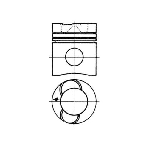 KOLBENSCHMIDT Kolben 90737600