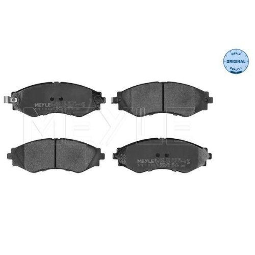 MEYLE Bremsbelagsatz, Scheibenbremse MEYLE-ORIGINAL: True to OE. 025 232 3417/W