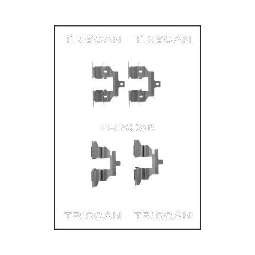 TRISCAN Zubeh&ouml;rsatz, Scheibenbremsbelag 8105 141602