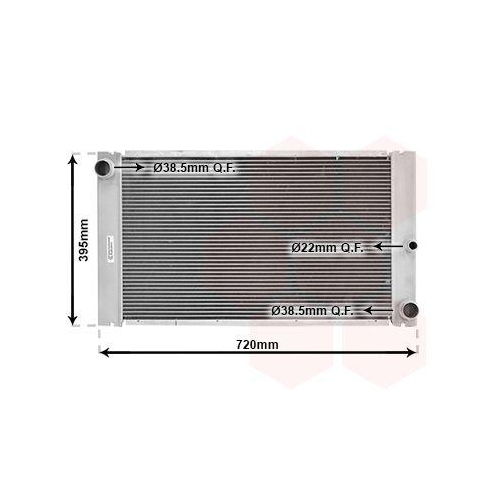 VAN WEZEL K&uuml;hler, Motork&uuml;hlung 06002337