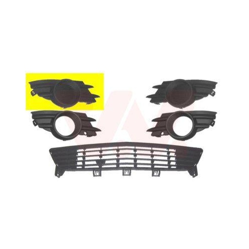 VAN WEZEL L&uuml;ftungsgitter, Sto&szlig;f&auml;nger 3782592