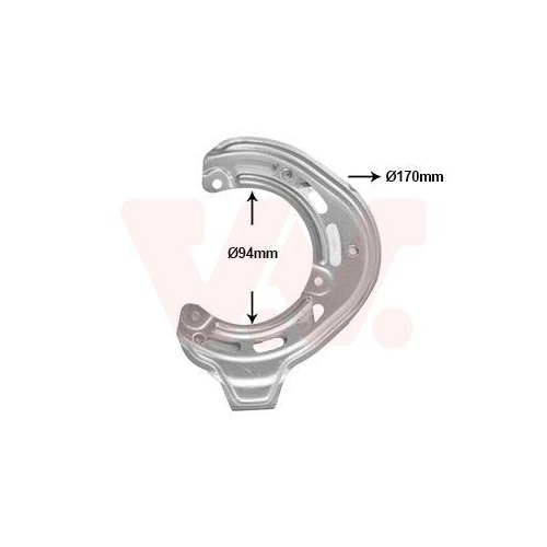 VAN WEZEL Spritzblech, Bremsscheibe 3777371