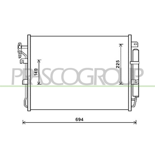 PRASCO Kondensator, Klimaanlage PrascoSelection LR800C001