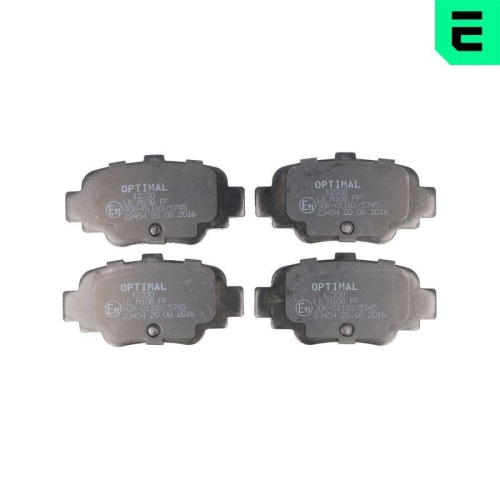 OPTIMAL Bremsbelagsatz, Scheibenbremse