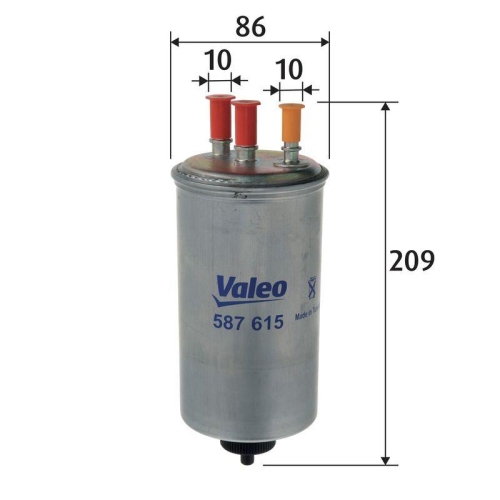 VALEO Kraftstofffilter 587615