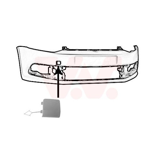 VAN WEZEL Klappe, Abschlepphaken ** Equipart ** 5814587