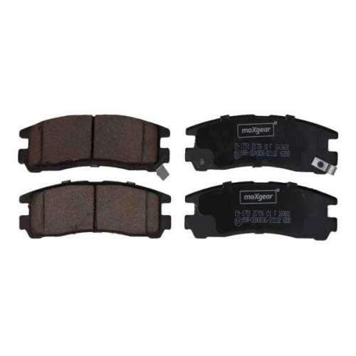 MAXGEAR Bremsbelagsatz, Scheibenbremse 19-1751