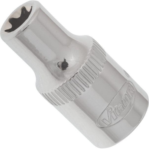 VIGOR Steckschl&uuml;sseleinsatz 1/4 Zoll 4kt Au&szlig;entorx SW E6 V2187N