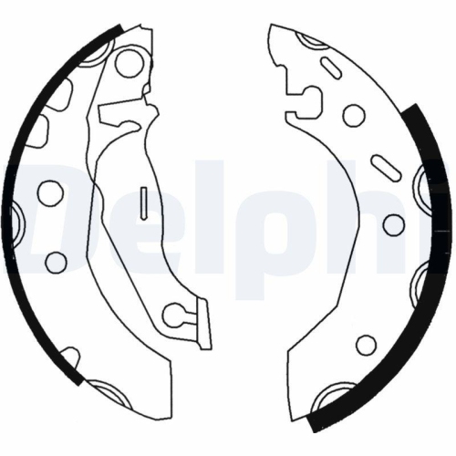 DELPHI Bremsbackensatz LS1728