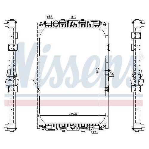 NISSENS K&uuml;hler, Motork&uuml;hlung 61417A