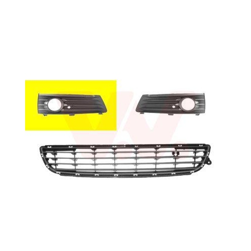 VAN WEZEL L&uuml;ftungsgitter, Sto&szlig;f&auml;nger 3792594