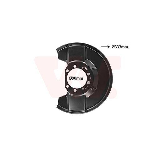 VAN WEZEL Spritzblech, Bremsscheibe 3769371