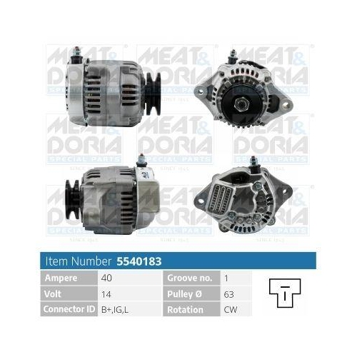 MEAT & DORIA Generator 5540183