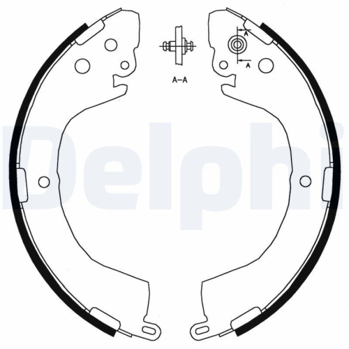 DELPHI Bremsbackensatz LS1826