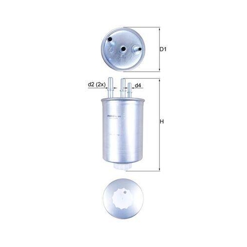 MAHLE Kraftstofffilter KL 505