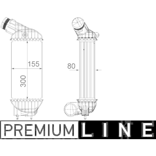 MAHLE Ladeluftk&uuml;hler BEHR *** PREMIUM LINE *** CI 199 000P