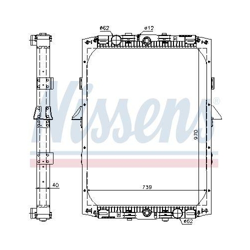 NISSENS K&uuml;hler, Motork&uuml;hlung 61419A