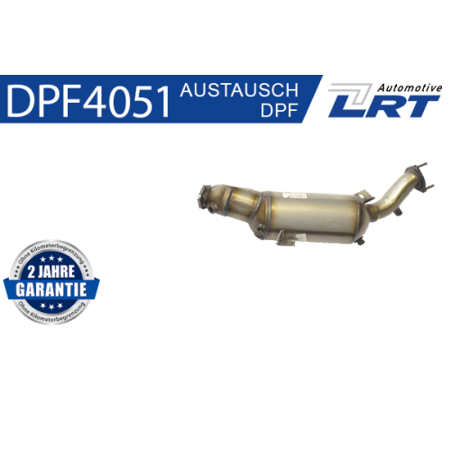 LRT Ruß-/Partikelfilter, Abgasanlage