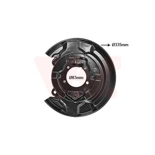 VAN WEZEL Spritzblech, Bremsscheibe 5308373