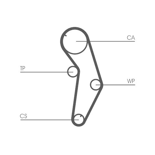 CONTINENTAL CTAM Zahnriemensatz CT821K1