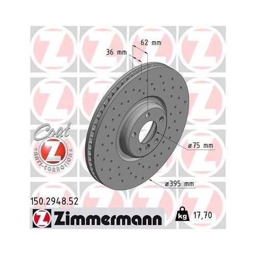 ZIMMERMANN Bremsscheibe SPORT Z 150.2948.52