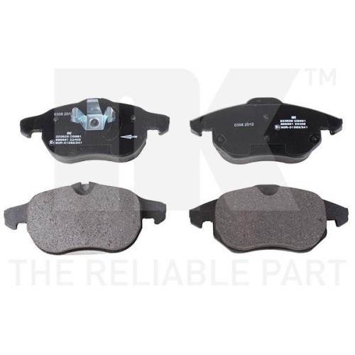 NK Bremsbelagsatz, Scheibenbremse 223628