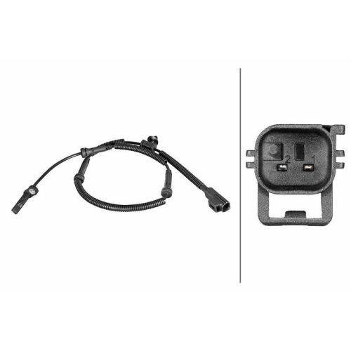 HELLA Sensor, Raddrehzahl 6PU 358 216-431