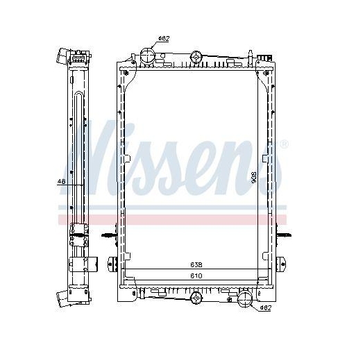 NISSENS K&uuml;hler, Motork&uuml;hlung 61427A