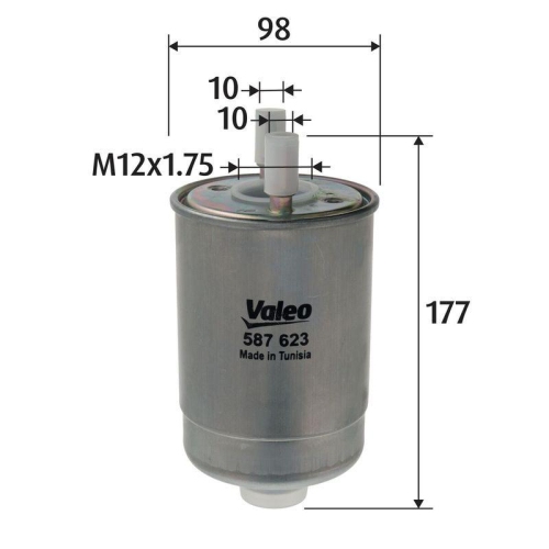 VALEO Kraftstofffilter 587623