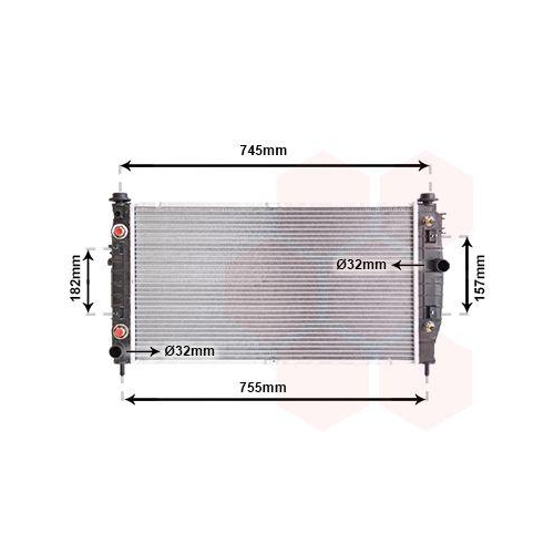 VAN WEZEL K&uuml;hler, Motork&uuml;hlung 07002054