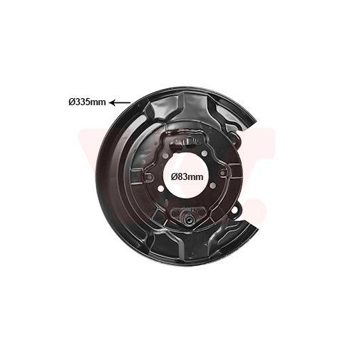 VAN WEZEL Spritzblech, Bremsscheibe 5308374