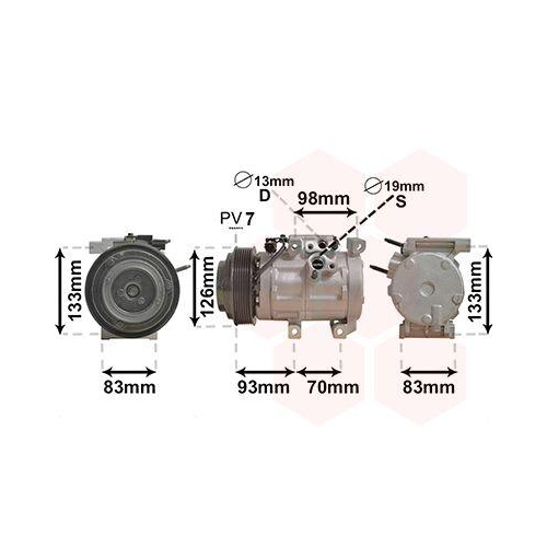 VAN WEZEL Kompressor, Klimaanlage 8201K709
