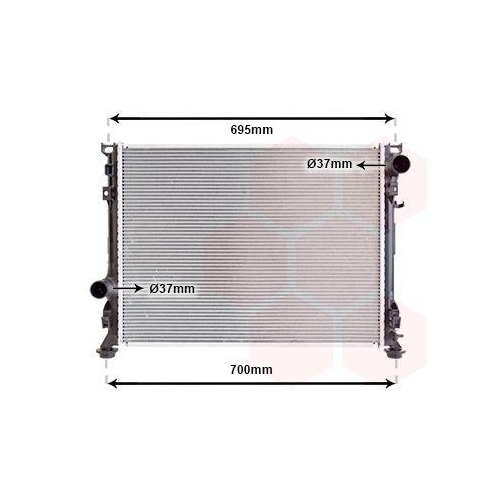 VAN WEZEL K&uuml;hler, Motork&uuml;hlung 07002097