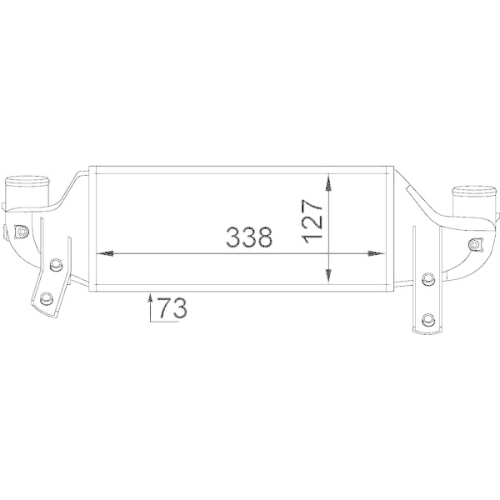 MAHLE Ladeluftk&uuml;hler BEHR CI 202 000S