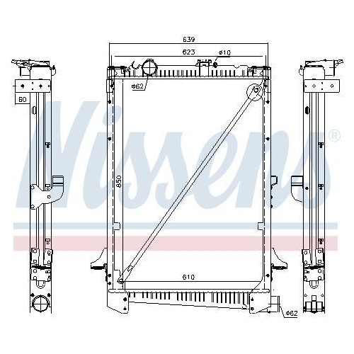 NISSENS K&uuml;hler, Motork&uuml;hlung 61441A