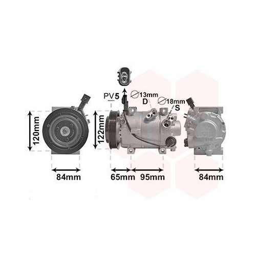 VAN WEZEL Kompressor, Klimaanlage 8201K710