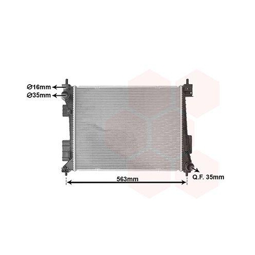 VAN WEZEL K&uuml;hler, Motork&uuml;hlung 82012751