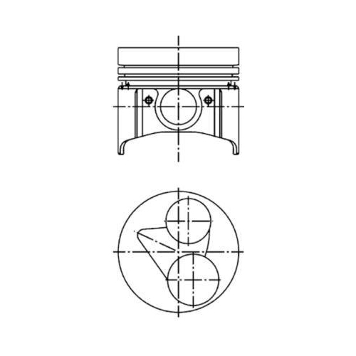 KOLBENSCHMIDT Kolben 40224600