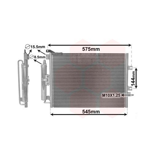 VAN WEZEL Kondensator, Klimaanlage