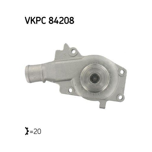 SKF Wasserpumpe, Motork&uuml;hlung VKPC 84208