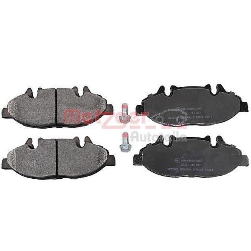 METZGER AUTOTEILE Bremsbelagsatz, Scheibenbremse GREENPARTS 1170145