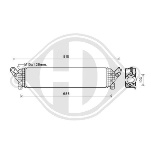 DIEDERICHS Ladeluftk&uuml;hler DIEDERICHS Climate DCA1144