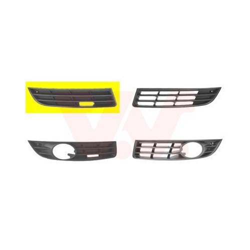 VAN WEZEL L&uuml;ftungsgitter, Sto&szlig;f&auml;nger ** Equipart ** 5839592